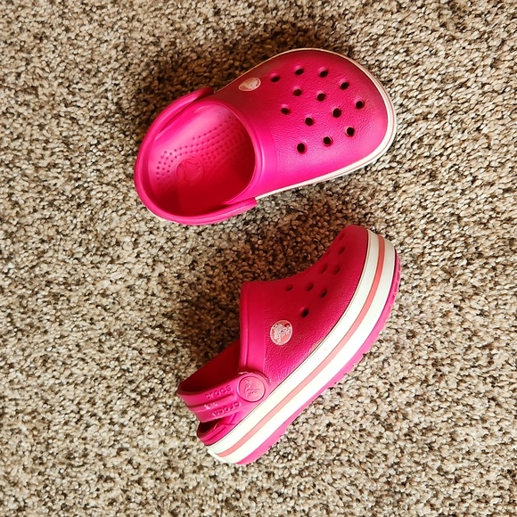 CROCS Shoes Crocs Pink Rubber Clog Poshmark